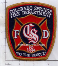 Colorado - Colorado Springs CO Fire Dept Patch picture