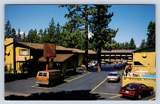 Vintage Postcard Viking Motor Lodge South Lake Tahoe California picture