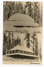 CO, Aspen. ASPEN VALLEY LODGE. Views in Winter and Summer. Real Photo Postcard picture