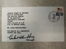 Sealed Envelope Signed By Senator Hubert H. Humphrey - Canton, OH 1972 picture