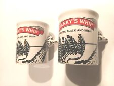 Shankys Whip Ceramic Mugs Racing Ostrich Logo Ireland RARE Never used Sweet picture