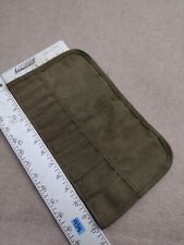 USGI Tool Roll Wrench Pouch OD Green US Government Issue Buckle Strap 11 Pocket  picture