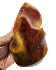 Carnelian Agate Polished Freestand Stone Madagascar 390 grams. picture