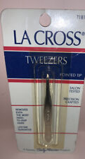 La Cross by Sally Hansen Point Tip Tweezers # 71814 NEW AND SEALED. picture