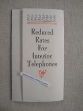 1906 NEW YORK TELEPHONE Co. Advertising INTERIOR TELEPHONE Systems CANDLESTICK picture