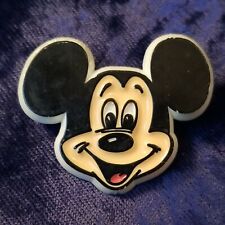 Vintage MICKEY MOUSE Disney Plastic  pin button pinback 1 5/8