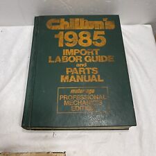 Chiltons 1985 Labor Guide and Parts Manual Motor Age Pro Mechanics Edition picture