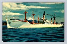 SS Hong Kong Transport, Ship, Transportation, Antique, Vintage Postcard picture
