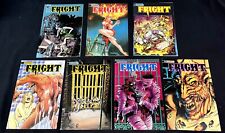 Fright (1988-1989)  LOT OF 7 FROM 2-12 RARE ETERNITY HORROR HIGH GRADE VF/NM picture