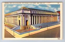 New York City, General Post Office Building, Antique Vintage Postcard picture