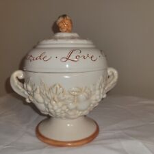 Gratitude, Friendship, Love, and Family Vintage Dish with Lid picture