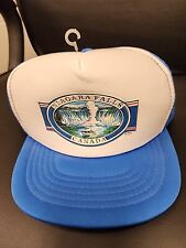 Vintage Niagara Falls Canada Mesh Trucker Hat Snapback Blue NEW WITH TAG picture