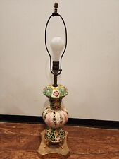 CAPODIMONTE Vintage Hand-Painted Table Lamp, VERY NICE picture
