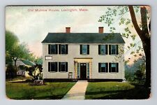 Lexington MA-Massachusetts Old Munroe House Exterior Entrance Vintage Postcard picture