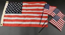 Vintage July 4th Independance Day Flag Lot Made in the USA picture