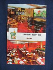 1960s Lincoln Illinois Holiday Inn Motel Multi View Route 66 Postcard picture