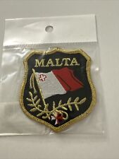 New Malta Flag Patch D30 picture