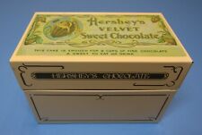 Vintage *Hershey's* Velvet Sweet Chocolate Tin Recipe Box / Metal Container picture