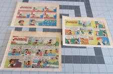 Lot of 2 Nancy by Ernie Bushmiller Clipped Strips from Sunday comics 1982 picture