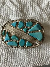 Vintage Zuni Sterling & Turquoise 1979 picture