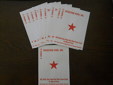 Shooting Star Inc. targets, Red Star, Pack of 10, classic, carnival, game picture