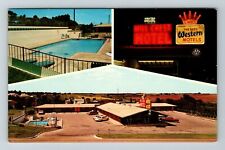 Pratt KS-Kansas, Hill Crest Motel, Antique  Vintage Souvenir Postcard picture
