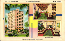 Postcard Hotel Alcazar, Biscayne Boulevard at Fifth Street, Miami, Florida picture