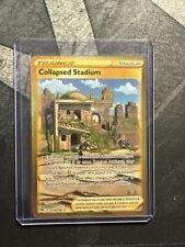 2022 Pokemon Collapsed Stadium Lost Origin Secret Rare Gold #215/196 picture