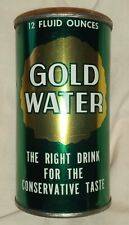 1964 Republican Barry Goldwater Campaign Gold Water Flat Top Soda Can Baltimore picture