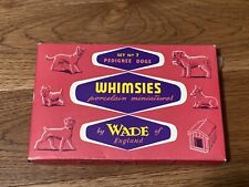 Reduced Rare Mid Century 1957 Wade Whimsies Set #7 Pedigree Dogs, Org Box picture
