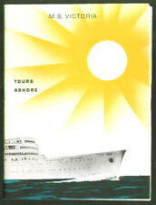 Incres Line M S Victoria Tours Ashore booklet 1960s picture