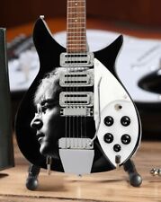 Replica John Lennon Tribute Miniature Guitar Fab Four Radio Days picture