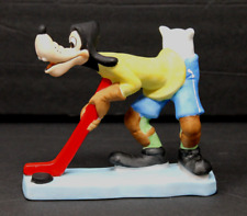 Vintage Walt Disney Productions Figurine Goofy Hockey Player Skater Porcelain picture