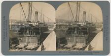 ENGLAND SV - Southampton - SS Suevic in Drydock - Stereo Travel Co c1908 picture