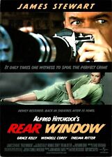 Postcard Alfred Hitchcock's Rear Window Movie Poster style card James Stewart picture