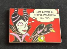 RARE Disney Pin 2008 Villains Maleficent Graphic Novel Series Pin LE 250 NIP picture