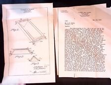 JW Simon JH Simon Pig Mold Patent Application & Letter Talbert Talbert 1923 picture