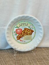 Vintage Himark Golden Pie Collection Apple Pie Recipe Plate 10.5” picture