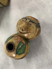 Vintage Pencil Sharpener Tin Metal Clown made in West Germany 1950's picture
