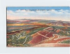 Postcard Loops And Double Bow Knot On Automobile Highway Up Pikes Peak CO USA picture