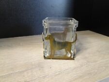 Metal and Glass Dog Votive Candle Holder picture