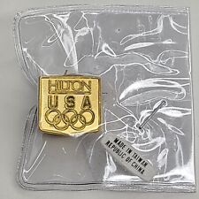 1984 Olympics Hilton Sponsor Lapel Pin Los Angeles  picture