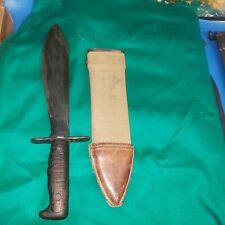 WWI US ARMY M 1917 CT Bolo & Bauer Bros. Sheath Marked - St. Louis CT 1918 picture