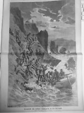 1897 Penitentiary Bagne Prison Guyana Devil's Island 2 Old Newspapers picture