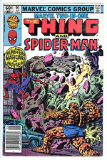 MARVEL TWO IN ONE #90 MID PLUS GRADE SPIDER-MAN 2 IN 1 1982 25 CENT COMBINE SHIP picture