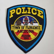 FLORENCE ARIZONA POLICE PATCH picture