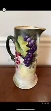 Limoges Grape Hand Painted Tankard picture