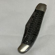 EARLY VINTAGE KA-BAR 2-BLADE FOLDING Pocket KNIFE BLACK BONE HUNTER Kabar picture