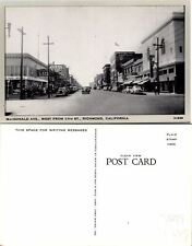 Richmond CA Macdonald Ave SHops Postcard Unused (36229) picture