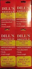 Dill's Premium Bristle Pipe Cleaners Absorbent Sturdy 6